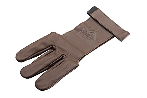 elTORO Tradicional Shooting Glove Tradition - Guante para flecha y arco (piel, talla XS), color...