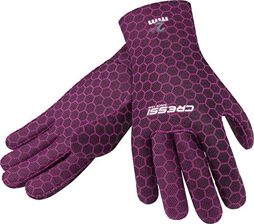Cressi High Stretch Gloves Guantes de Neopreno de 2.5 mm para apnea y Buceo, Adultos Unisex, Rosa, S